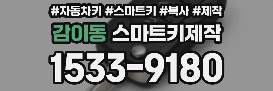 감이동 스마트키제작