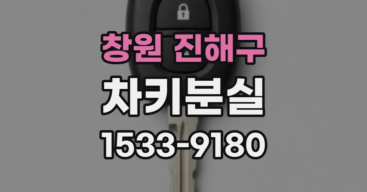 창원 진해구 차키분실