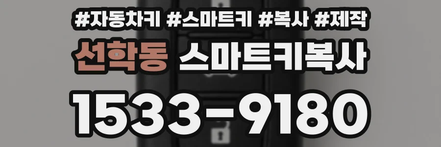 선학동 스마트키복사