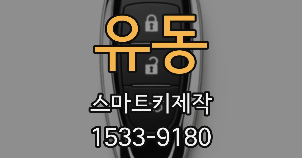 유동 스마트키제작