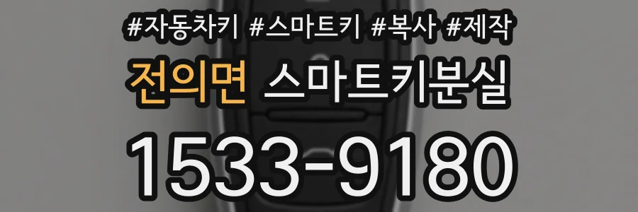 전의면 스마트키분실