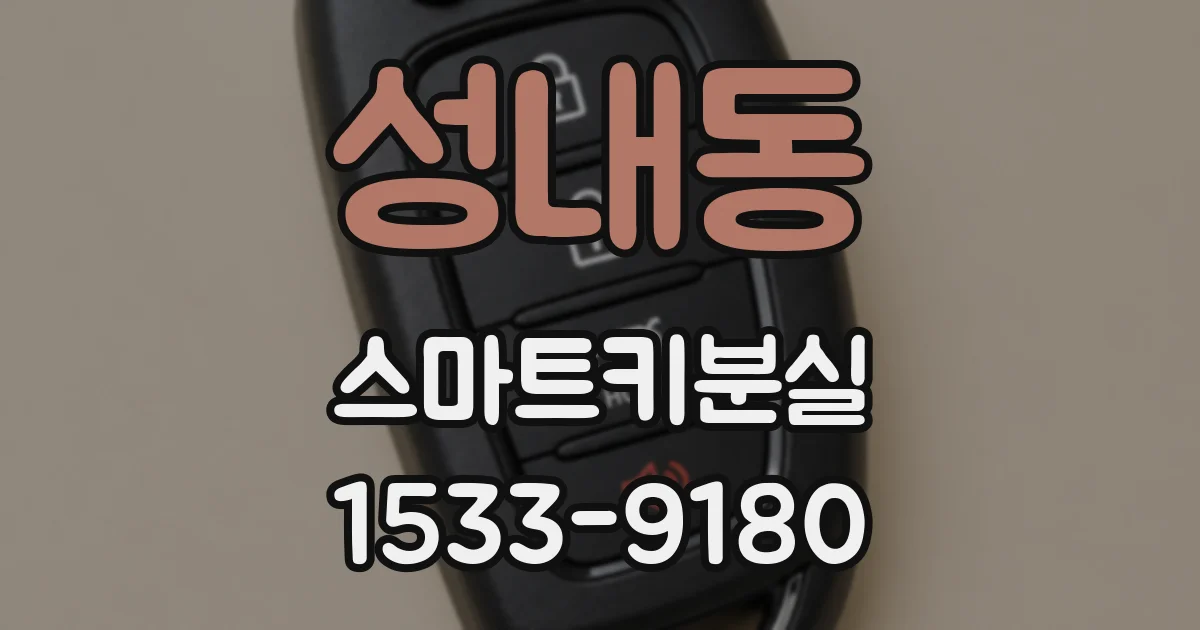 성내동 스마트키분실