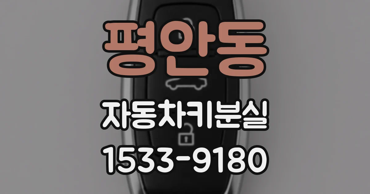 평안동 자동차키분실