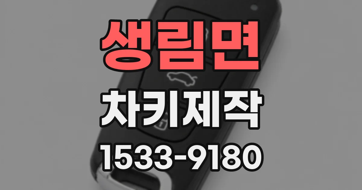 생림면 차키제작