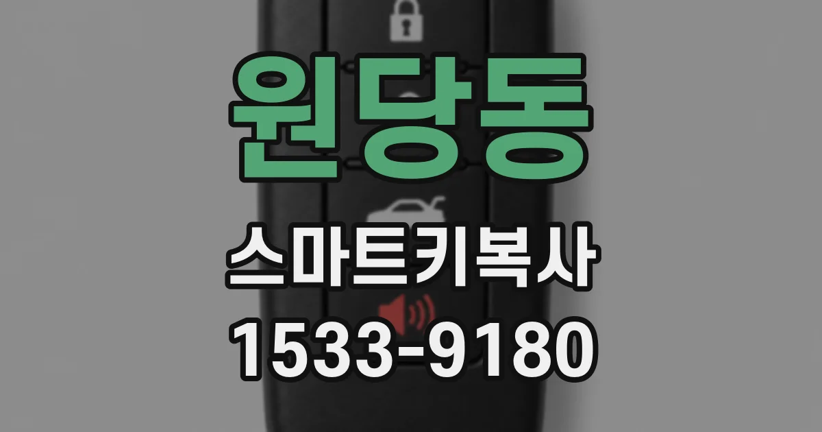 원당동 스마트키복사