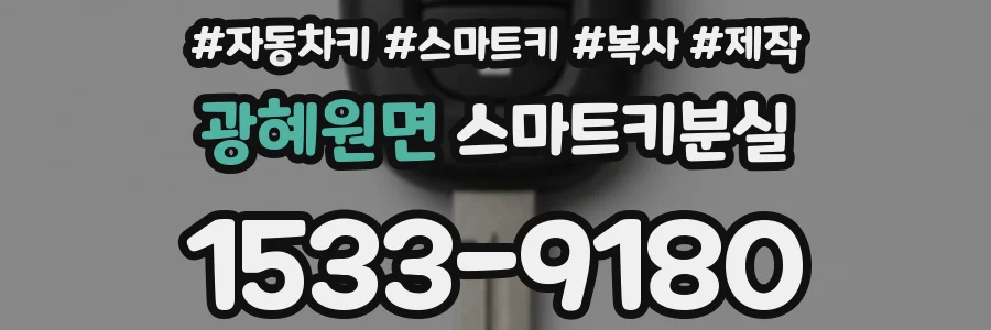 광혜원면 스마트키분실