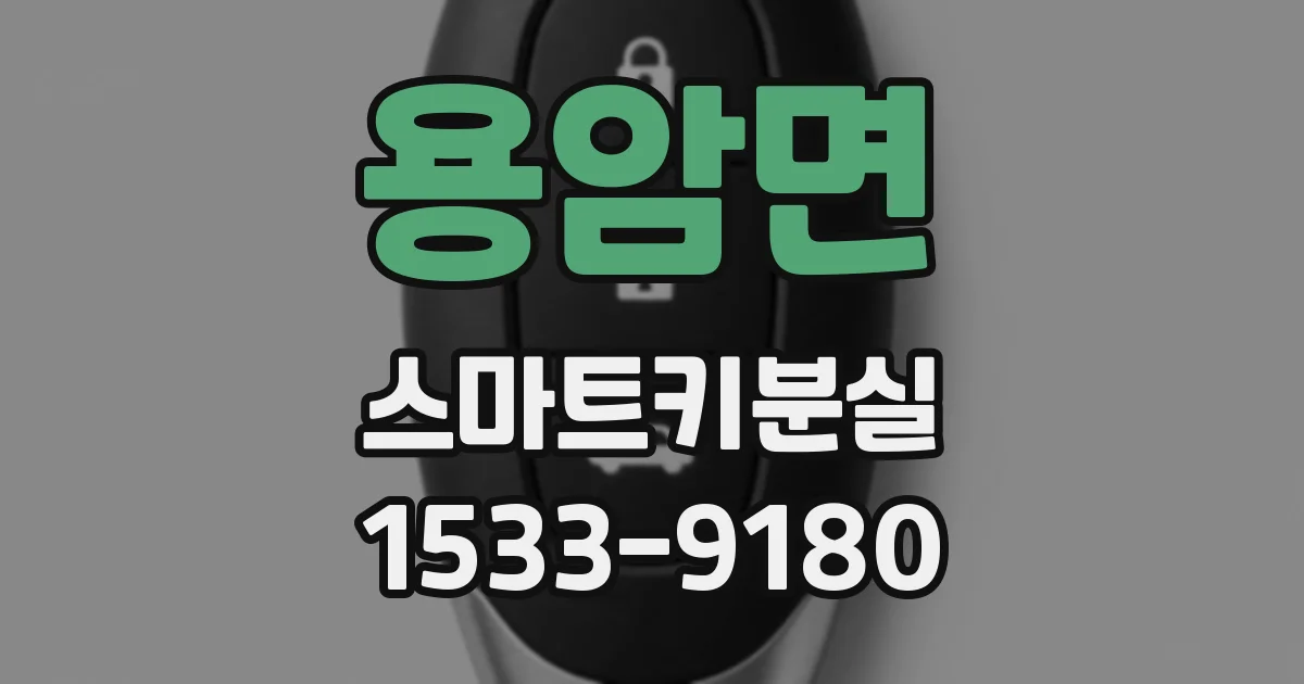 용암면 스마트키분실