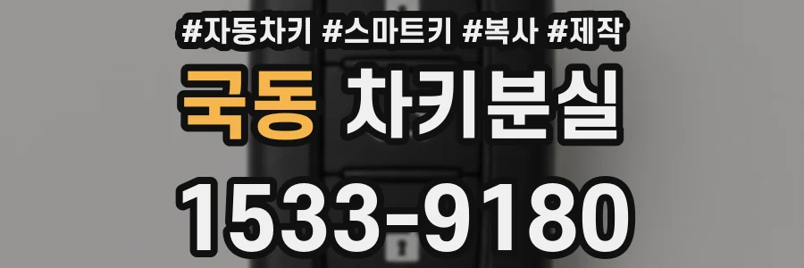 국동 차키분실