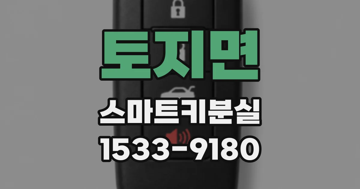 토지면 스마트키분실