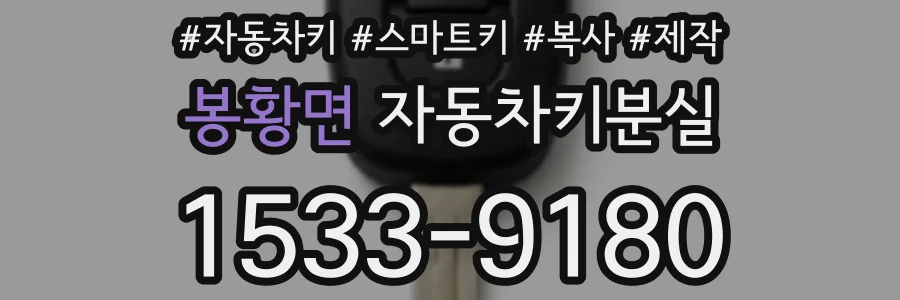 봉황면 자동차키분실