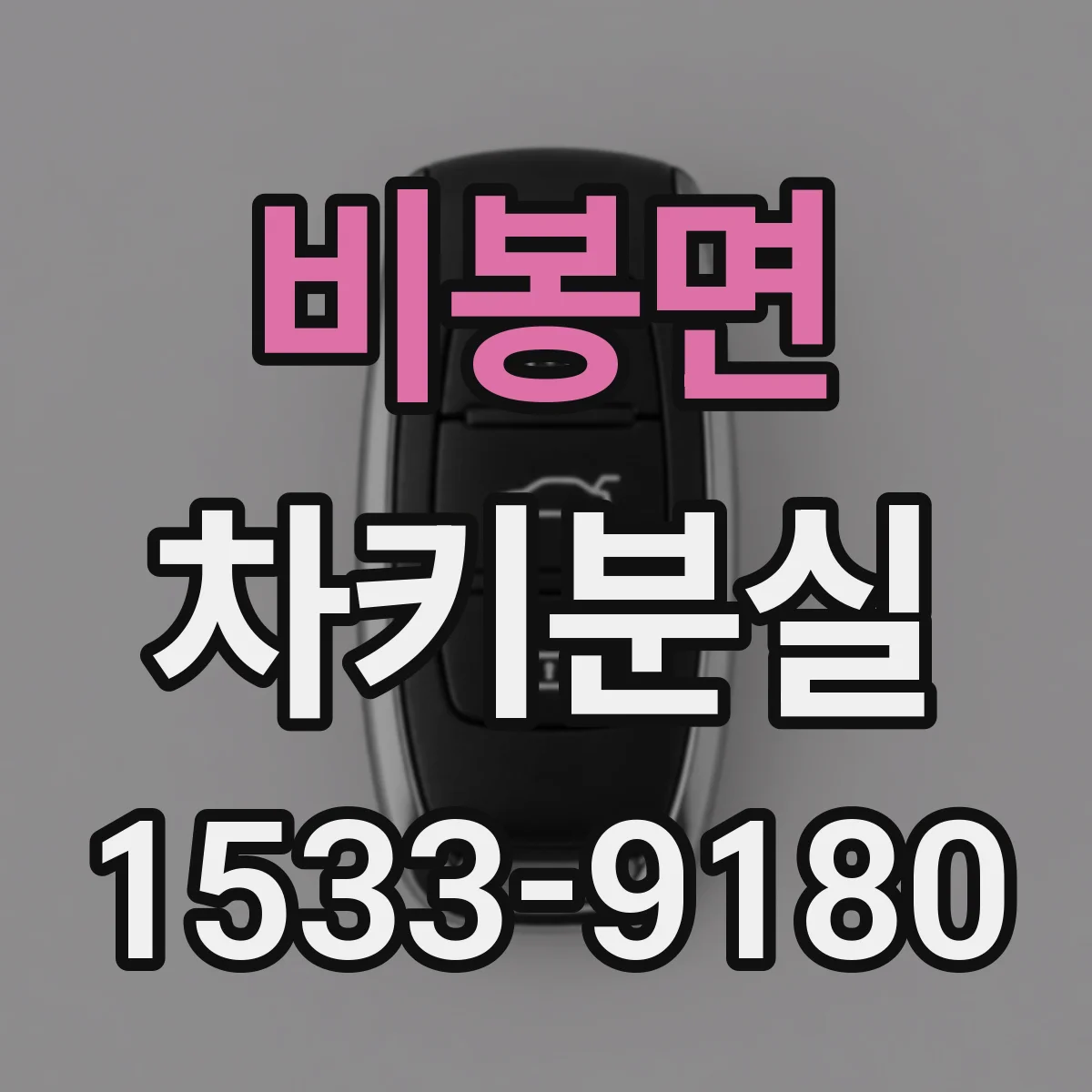 비봉면 차키분실