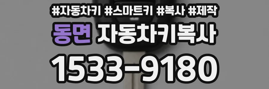 동면 자동차키복사