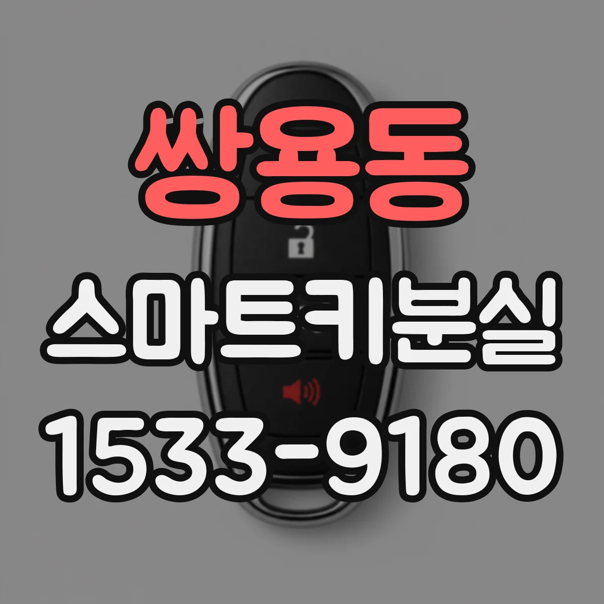 쌍용동 스마트키분실
