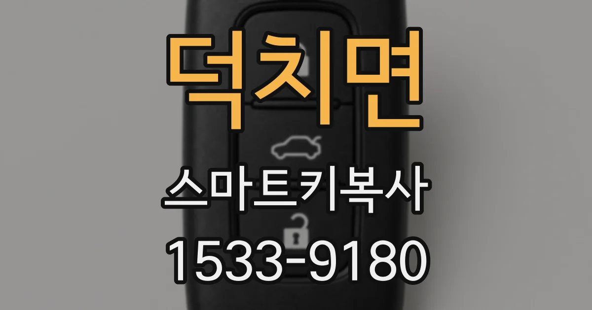 덕치면 스마트키복사