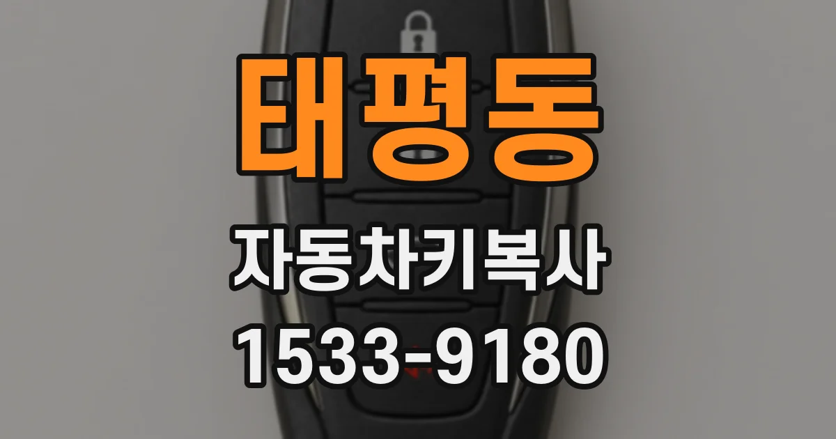 태평동 자동차키복사