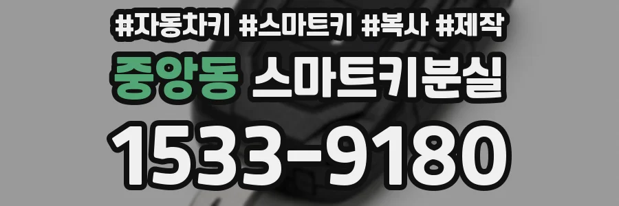 중앙동 스마트키분실