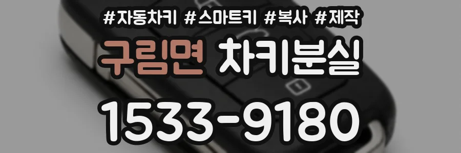 구림면 차키분실