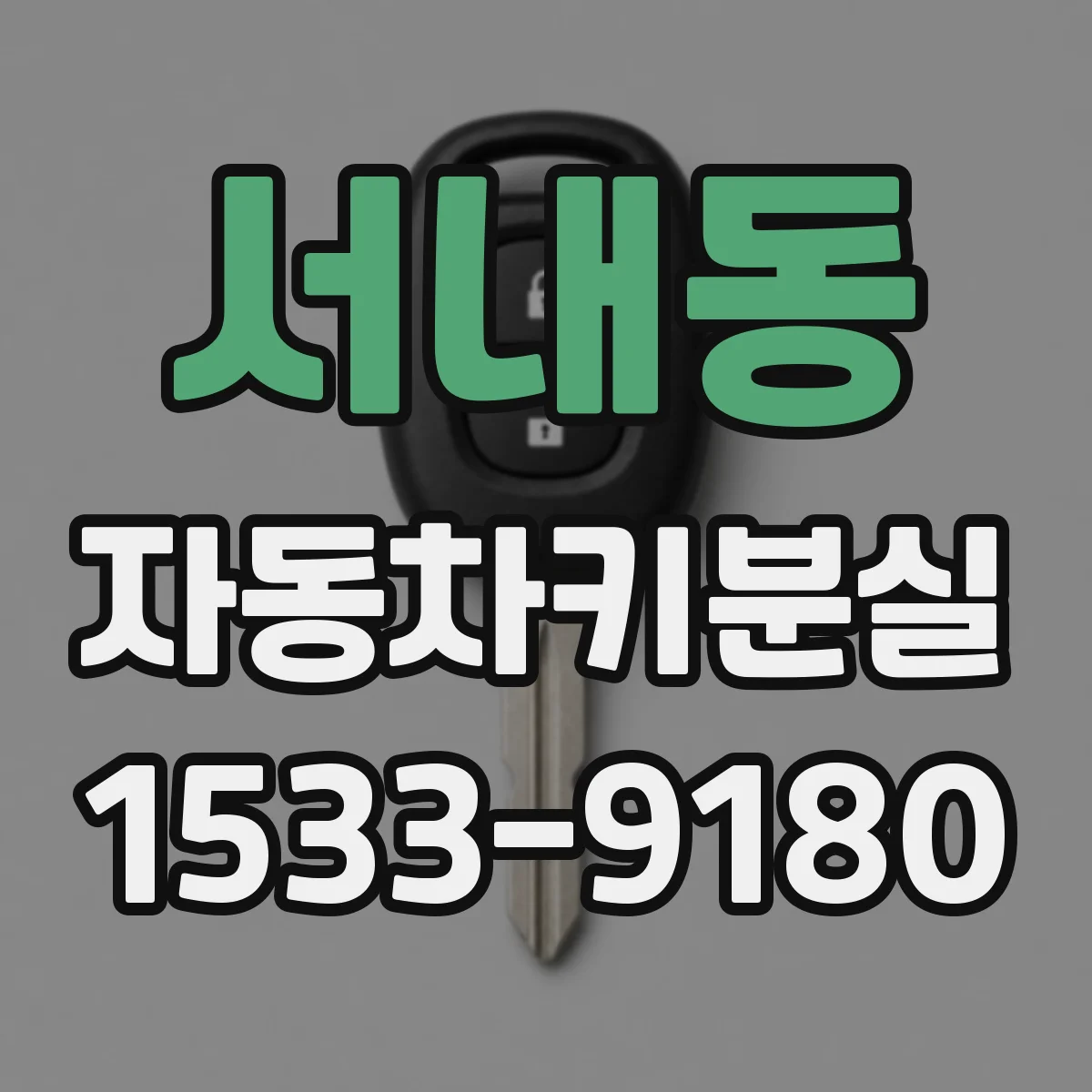 서내동 자동차키분실