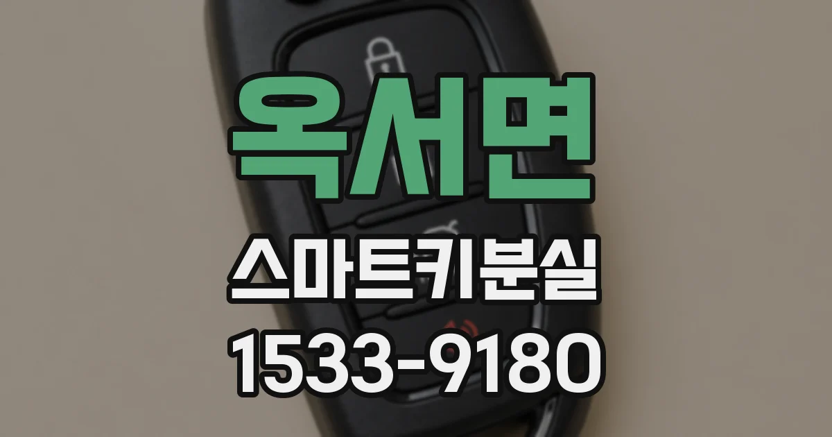 옥서면 스마트키분실