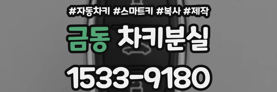 금동 차키분실