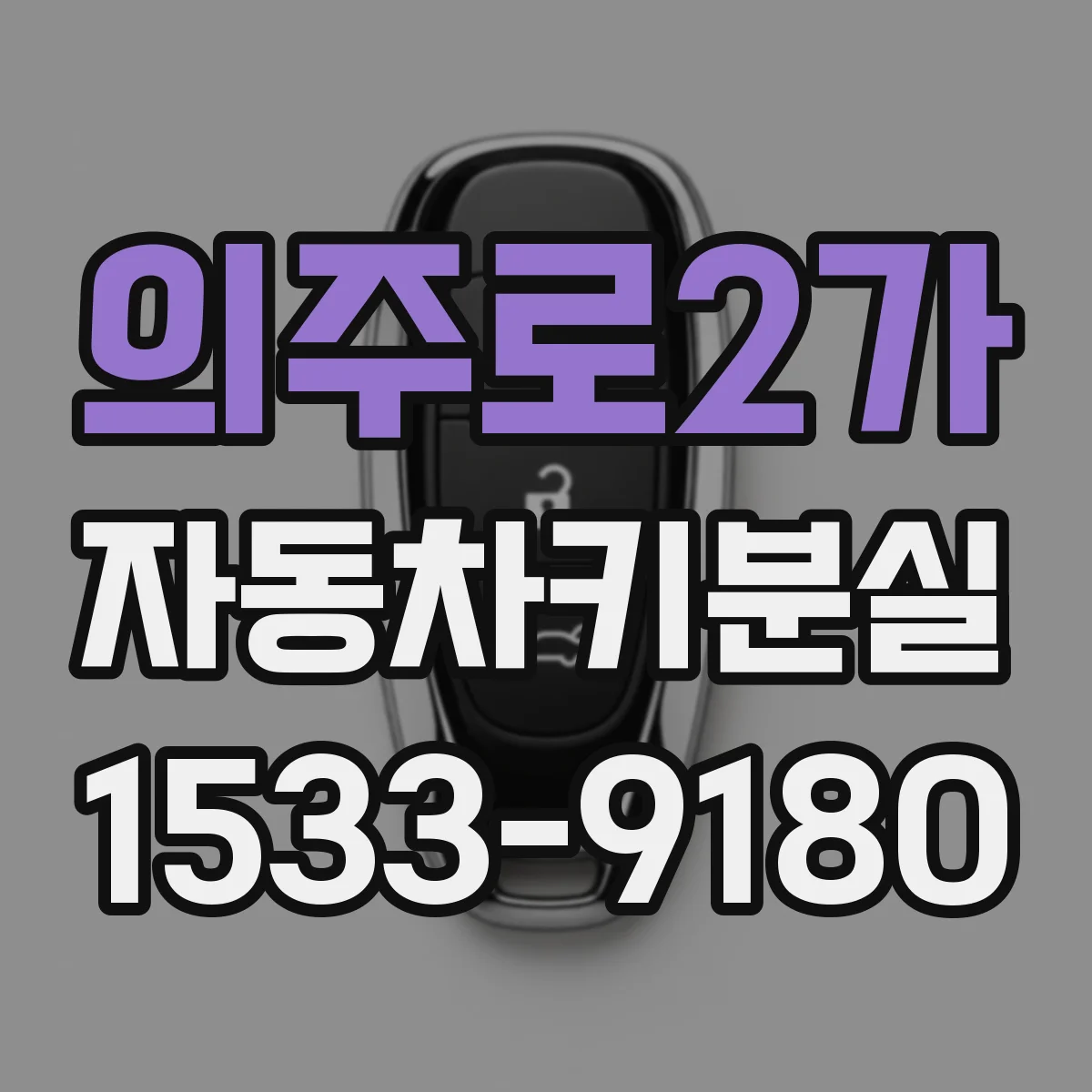 의주로2가 자동차키분실