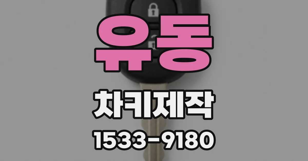 유동 차키제작