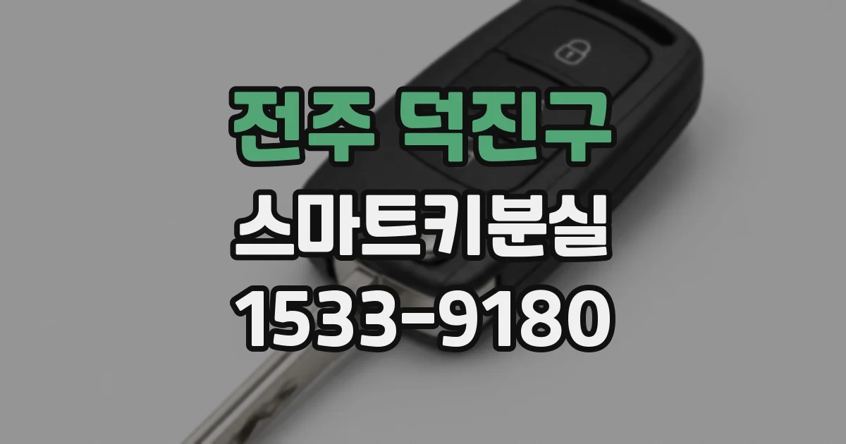전주 덕진구 스마트키분실
