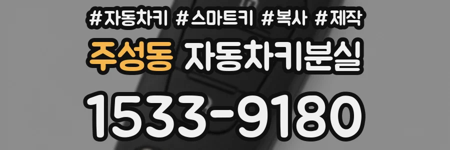 주성동 자동차키분실