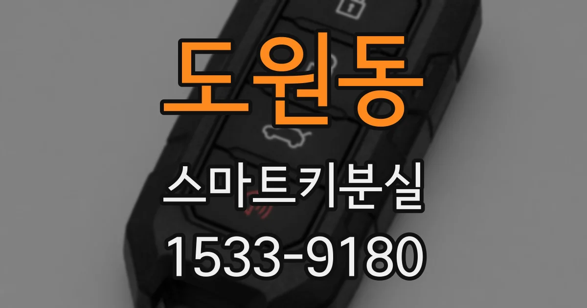 도원동 스마트키분실