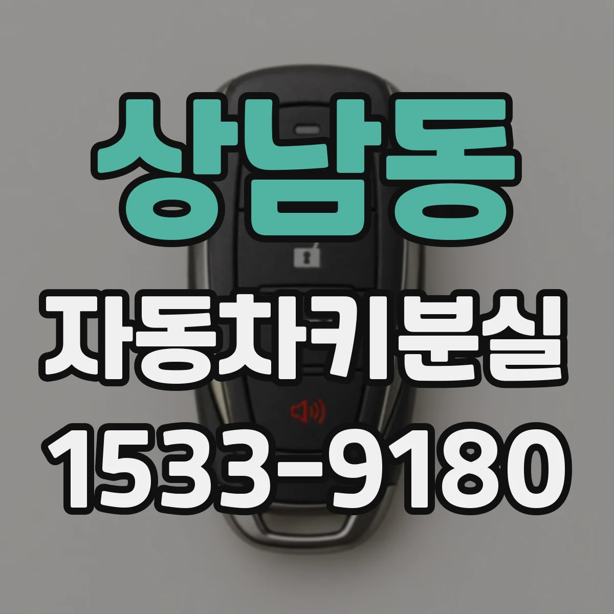 상남동 자동차키분실