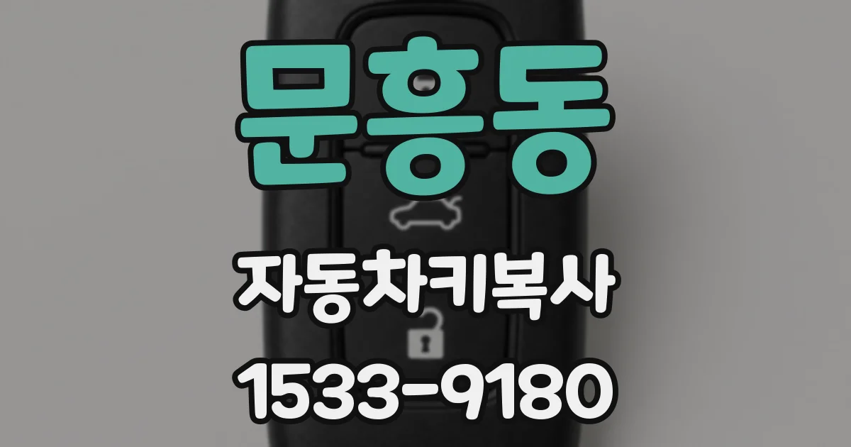 문흥동 자동차키복사