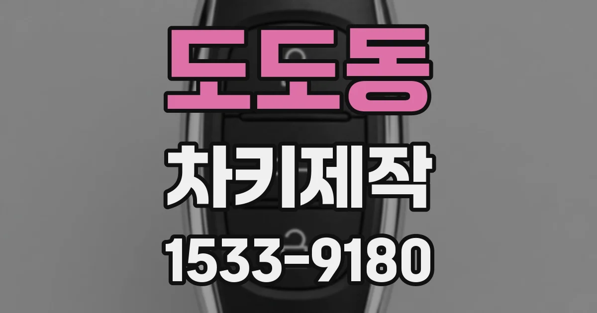도도동 차키제작