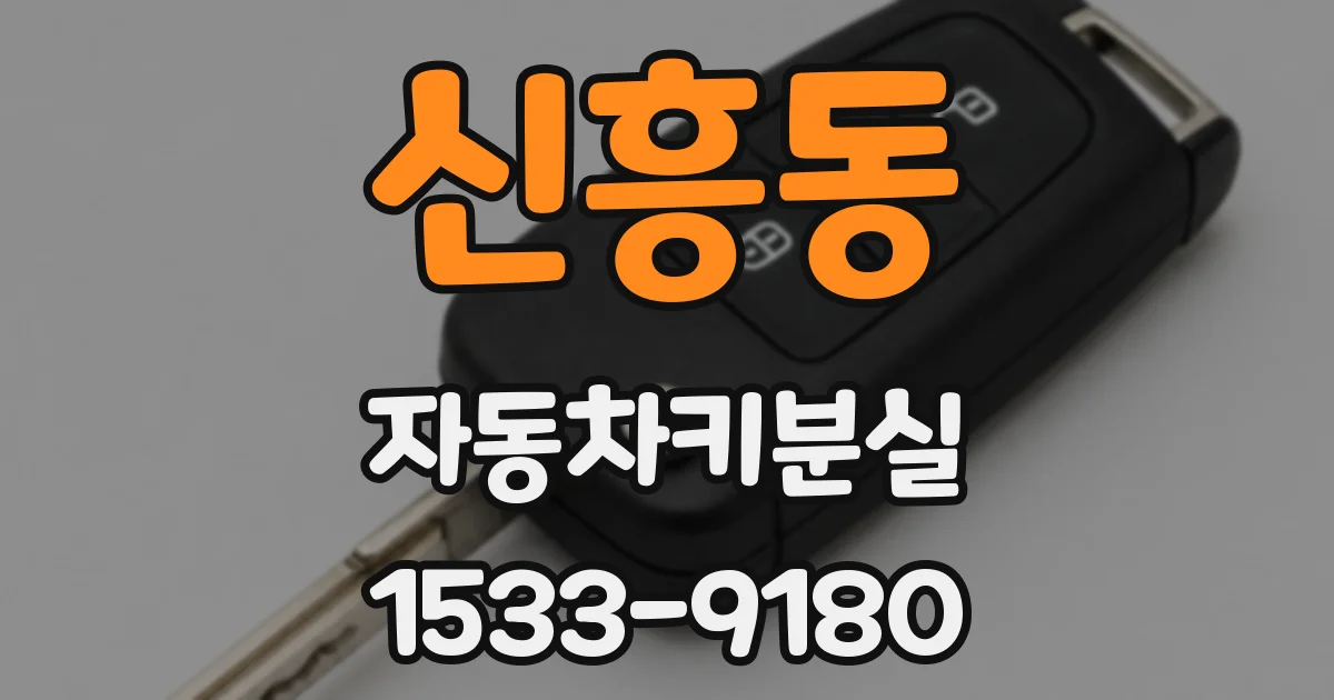 신흥동 자동차키분실