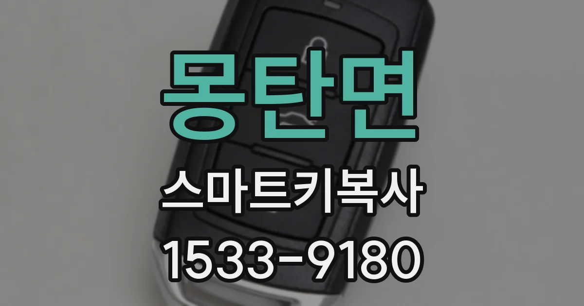 몽탄면 스마트키복사