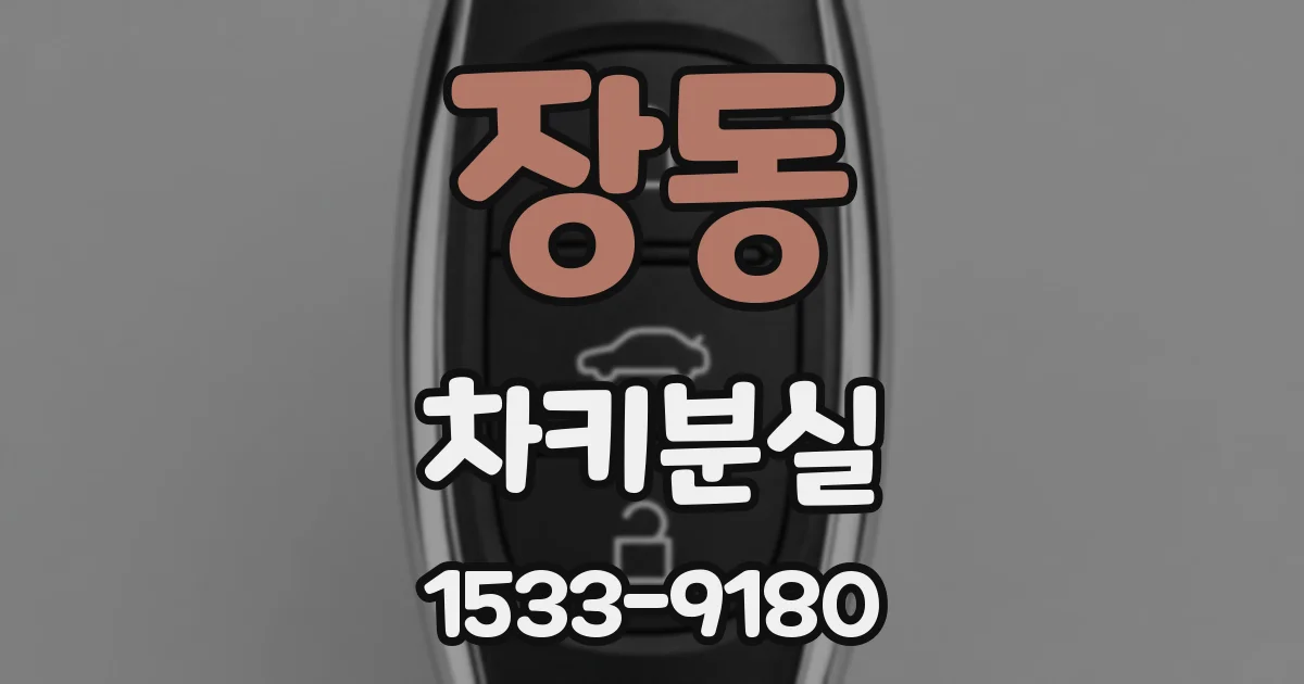 장동 차키분실