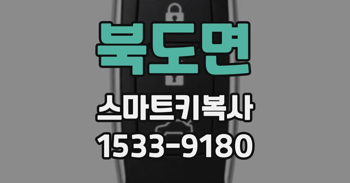 북도면 스마트키복사