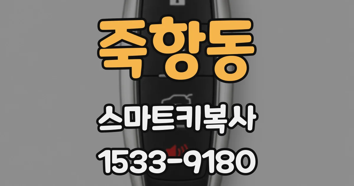 죽항동 스마트키복사