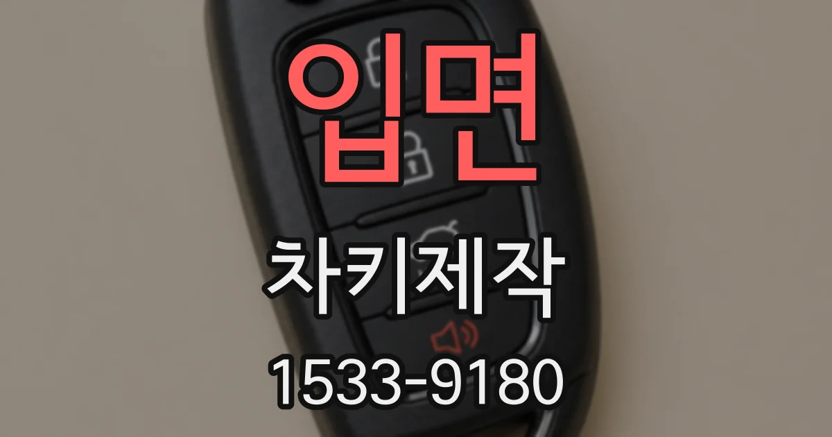 입면 차키제작