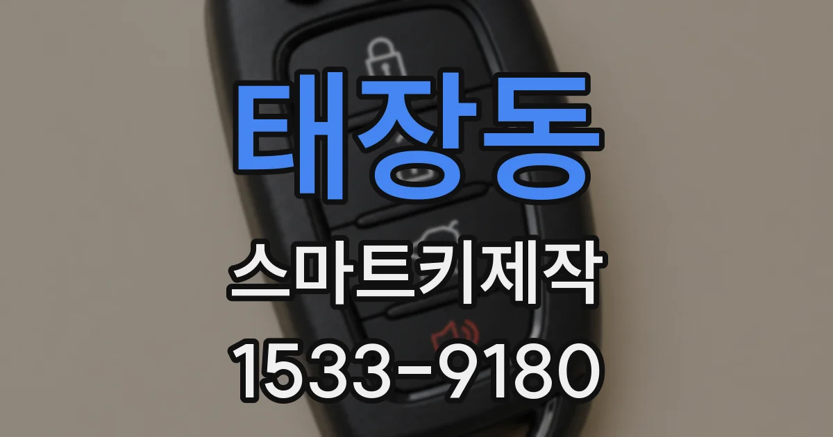 태장동 스마트키제작