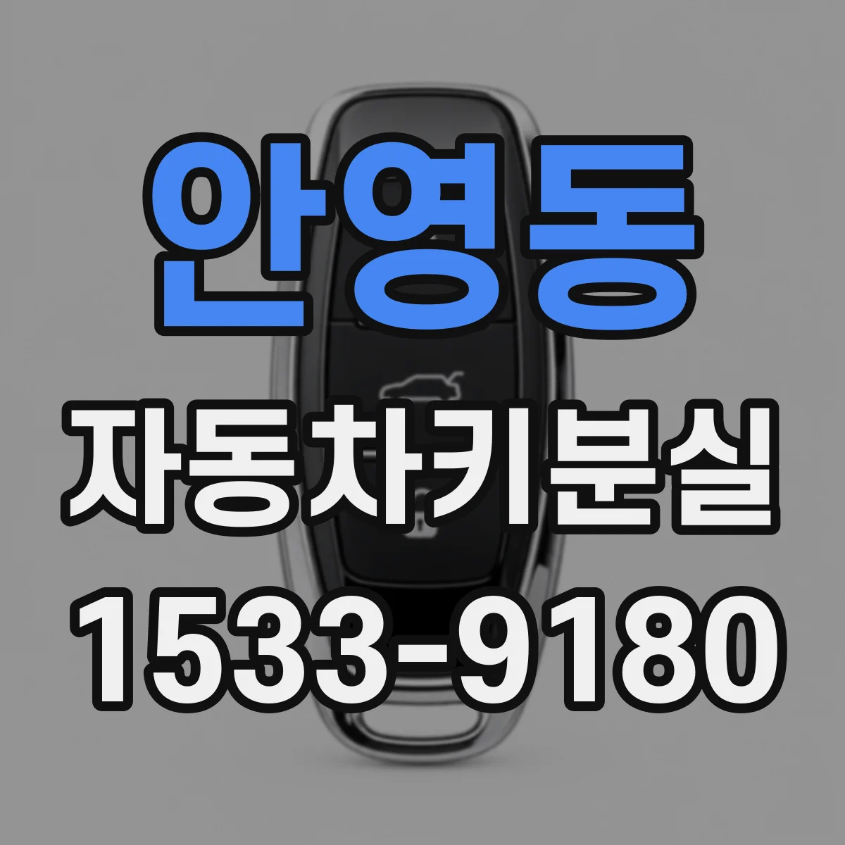 안영동 자동차키분실
