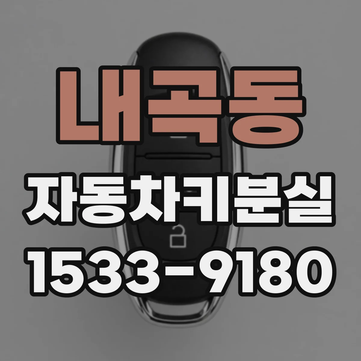 내곡동 자동차키분실
