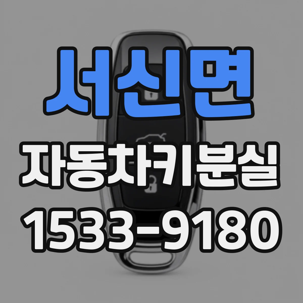 서신면 자동차키분실
