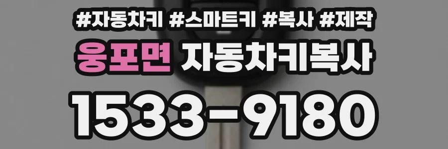 웅포면 자동차키복사
