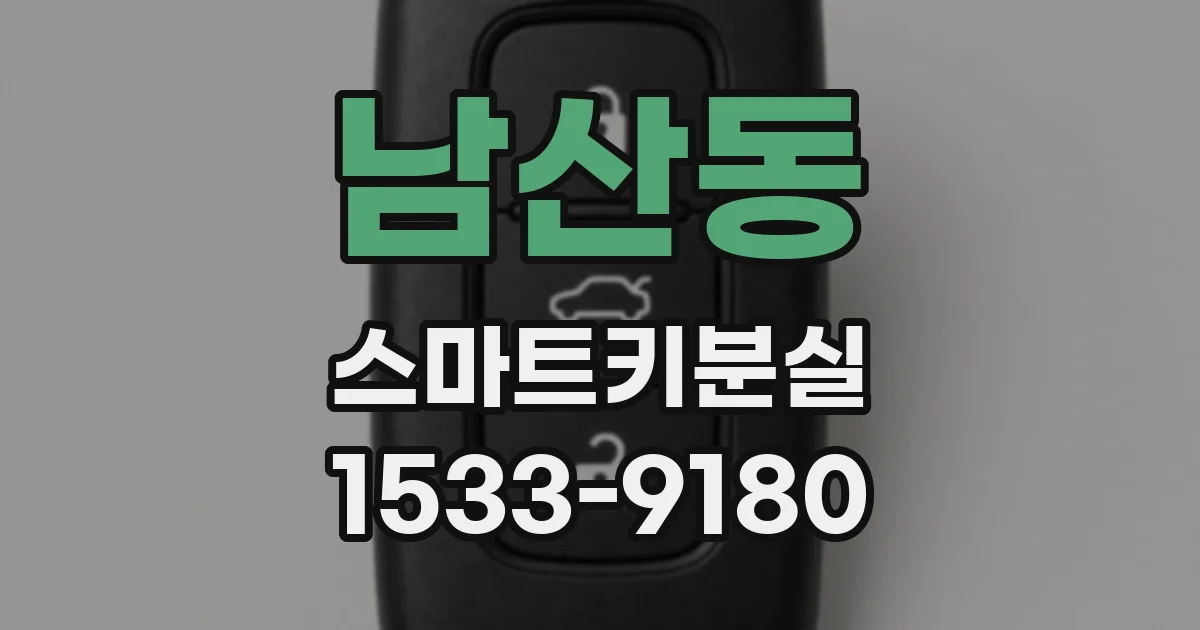 남산동 스마트키분실