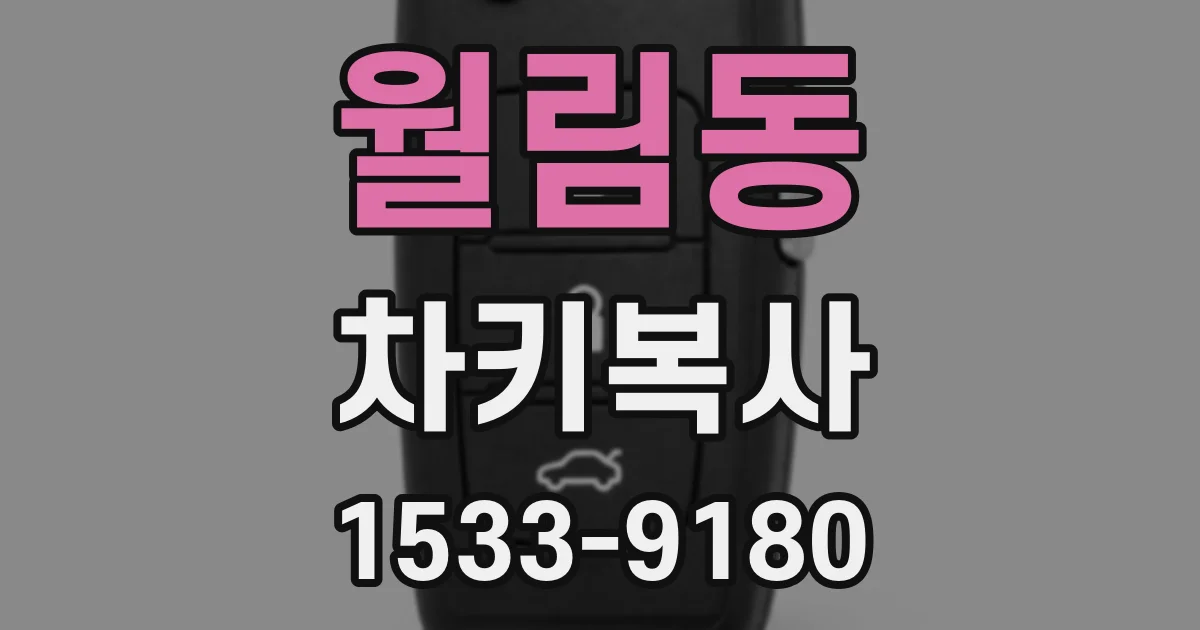 월림동 차키복사