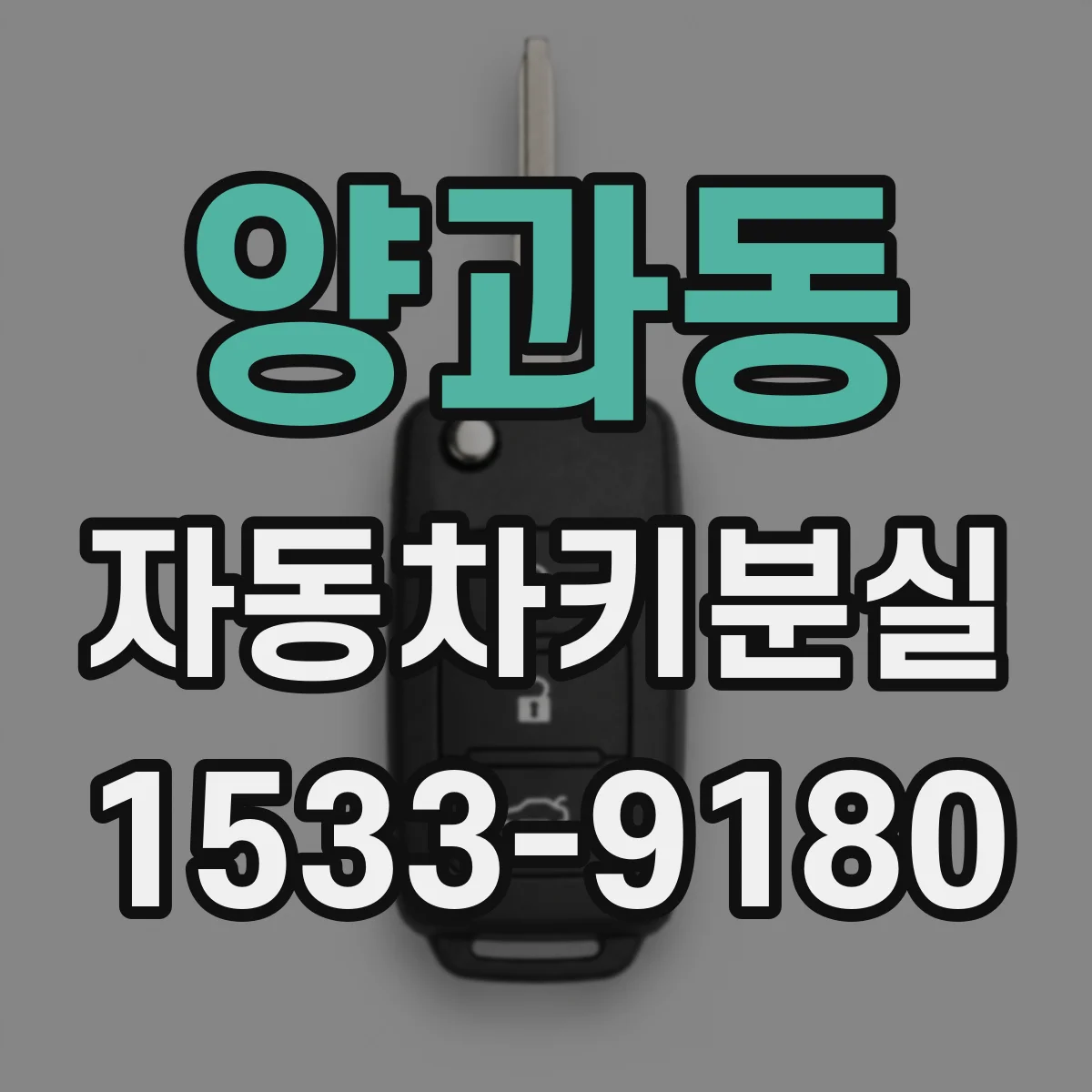 양과동 자동차키분실