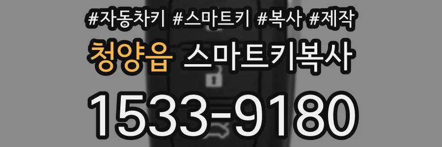 청양읍 스마트키복사