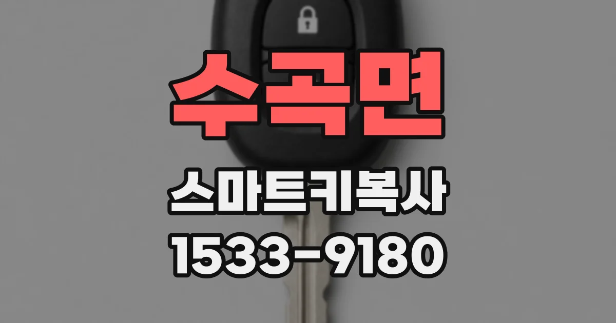 수곡면 스마트키복사