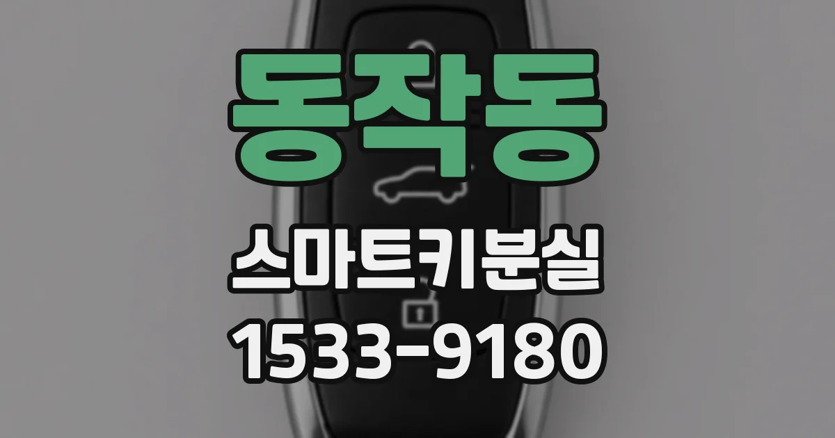 동작동 스마트키분실