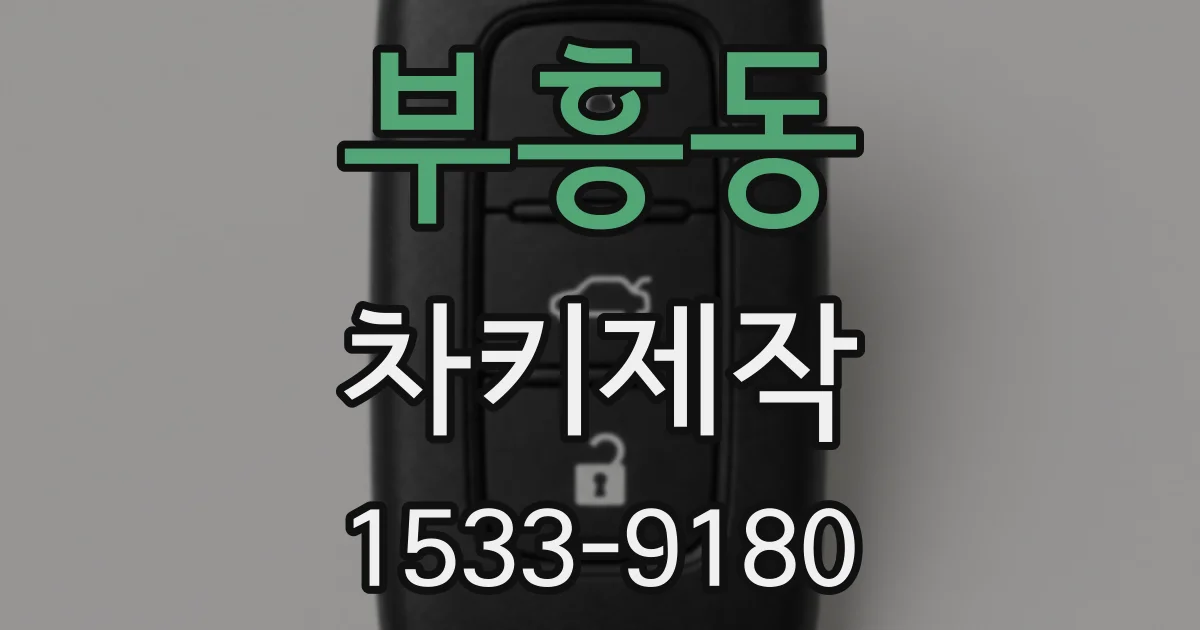 부흥동 차키제작